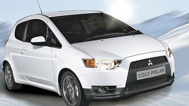 Ab 11.990 Euro zu haben: Sondermodell Colt Polar. Foto: Mitsubishi/auto-reporter.net